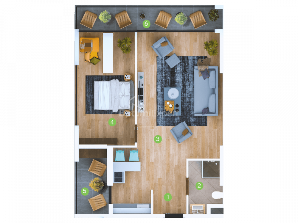 Mənzil 73 m² - Şerif Ximşiaşvili, Batumi, Gürcüstan