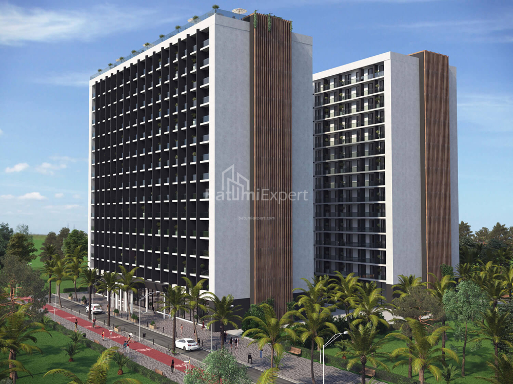 Tikilməkdə olan obyekt 26.7 m² - Lech və Maria Kachinsky, Batumi, Gürcüstan