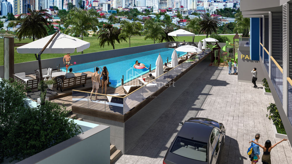 Tikilməkdə olan obyekt 52.2 m² - Qriqola Lortkipanidze, Batumi, Gürcüstan