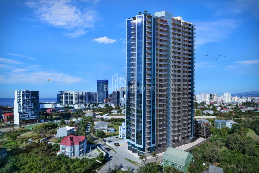 Tikilməkdə olan obyekt 50.5 m² - Qriqola Lortkipanidze, Batumi, Gürcüstan
