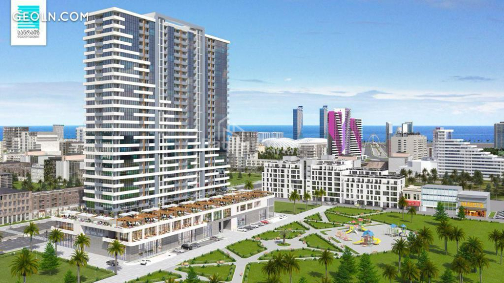 Mənzil 46.3 m² - Zhiuli Shartava, Batumi, Gürcüstan