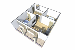 Mənzil 61 m² - Luki Asatiani, Batumi, Gürcüstan