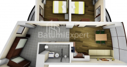 Mənzil 84.54 m² - Mezqvarta, Chakvi, Gürcüstan