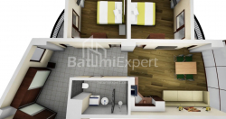 Mənzil 84.54 m² - Mezqvarta, Chakvi, Gürcüstan