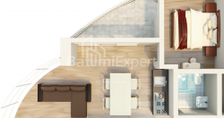 Mənzil 57.88 m² - Mezqvarta, Chakvi, Gürcüstan