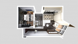 Mənzil 2-комн 42.3 m² - Lech və Maria Kachinsky, Batumi
