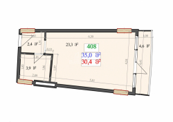 Mənzil 1-комн 35 m² - Lech və Maria Kachinsky, Batumi