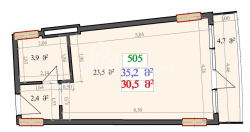 Mənzil 1-комн 35.2 m² - Lech və Maria Kachinsky, Batumi