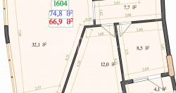 Tikilməkdə olan obyekt 2-комн 74.8 m² - Lech və Maria Kachinsky, Batumi