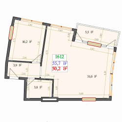Tikilməkdə olan obyekt 2-комн 55.7 m² - Lech və Maria Kachinsky, Batumi