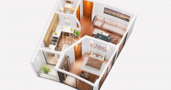 Mənzil 2-комн 59.4 m² - Qəhrəmanlar Xiyabanı, Batumi