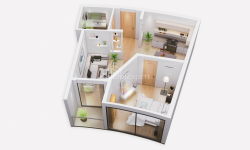 Mənzil 1-комн 30.3 m² - Qəhrəmanlar Xiyabanı, Batumi