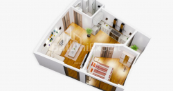 Mənzil 2-комн 59.4 m² - Qəhrəmanlar Xiyabanı, Batumi