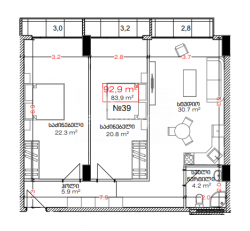 Tikilməkdə olan obyekt 92.9 m² - Lech və Maria Kachinsky, Batumi, Gürcüstan