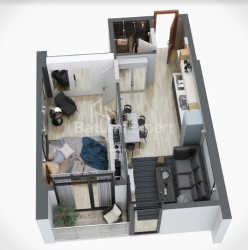 Tikilməkdə olan obyekt 43.2 m² - Lech və Maria Kachinsky, Batumi, Gürcüstan