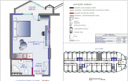 Mənzil 1-комн 32 m² - Şerif Ximşiaşvili, Batumi