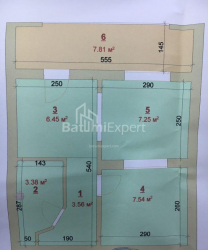 Mənzil 2-комн 36 m² - Yurievskaya, Batumi