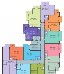 Mənzil 2-комн 41 m² - Yurievskaya, Batumi