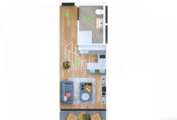 Mənzil 1-комн 28 m² - Şerif Ximşiaşvili, Batumi