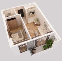 Mənzil 1-комн 27 m² - David Agmashenebli, Batumi