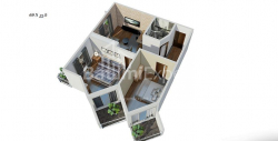 Mənzil 3-комн 69 m² - Yurievskaya, Batumi