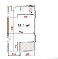 Mənzil 2-комн 58 m² - Yurievskaya, Batumi