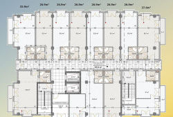 Mənzil 1-комн 27 m² - Şerif Ximşiaşvili, Batumi
