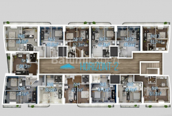 Mənzil 1-комн 41 m² - Yurievskaya, Batumi