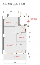 Mənzil 1-комн 41 m² - Alexandra Griboedova, Batumi