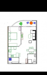 Mənzil 2-комн 60 m² - İvane Cavaxişvili, Batumi