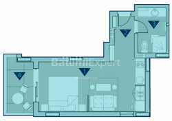 Tikilməkdə olan obyekt 1-комн 35 m² - Rustaveli, Chakvi