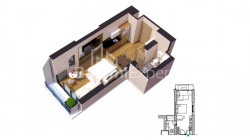 Mənzil 33 m² - Şerif Ximşiaşvili, Batumi, Gürcüstan