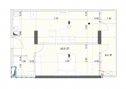 Tikilməkdə olan obyekt 52.2 m² - Qriqola Lortkipanidze, Batumi, Gürcüstan