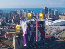 Mənzil 85 m² - Petra Bagrationi, Batumi, Gürcüstan