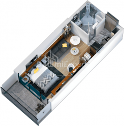 Mənzil 1-комн 29.3 m² - Zhiuli Shartava, Batumi