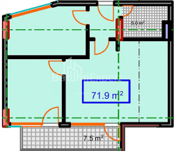 Mənzil 72 m² - Şerif Ximşiaşvili, Batumi, Gürcüstan