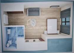 Mənzil 1-комн 38 m² - Rustaveli, Batumi